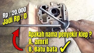 Skir klep tanpa Amril, karena telah saya buat Amril buatan