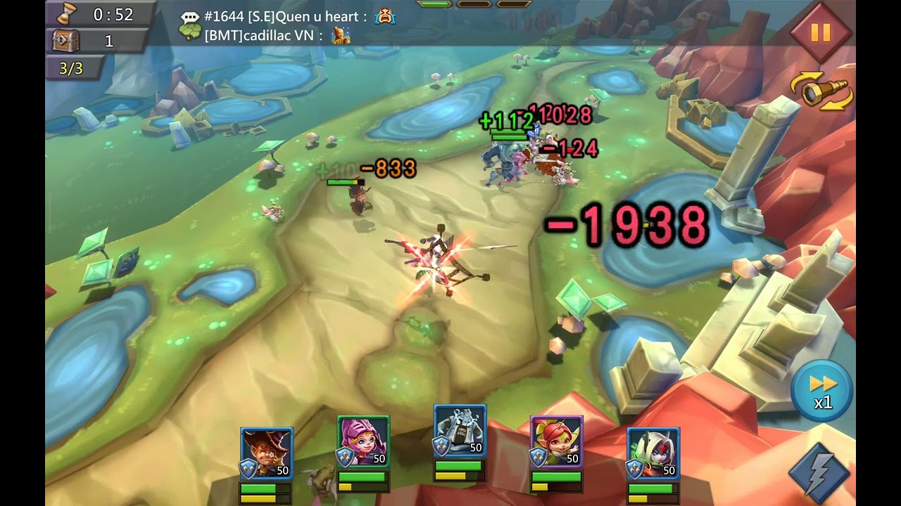 Lords mobile Normal Stage 6-9 F2P