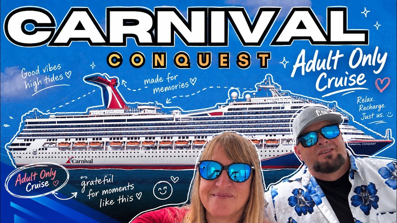 Enjoy the Carnival Conquest Adult Cruise with plenty of sea days ahead!