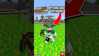 99% Players Don't Know This Secret XP Farm! 🤫 part 12 #albybed #minecraft