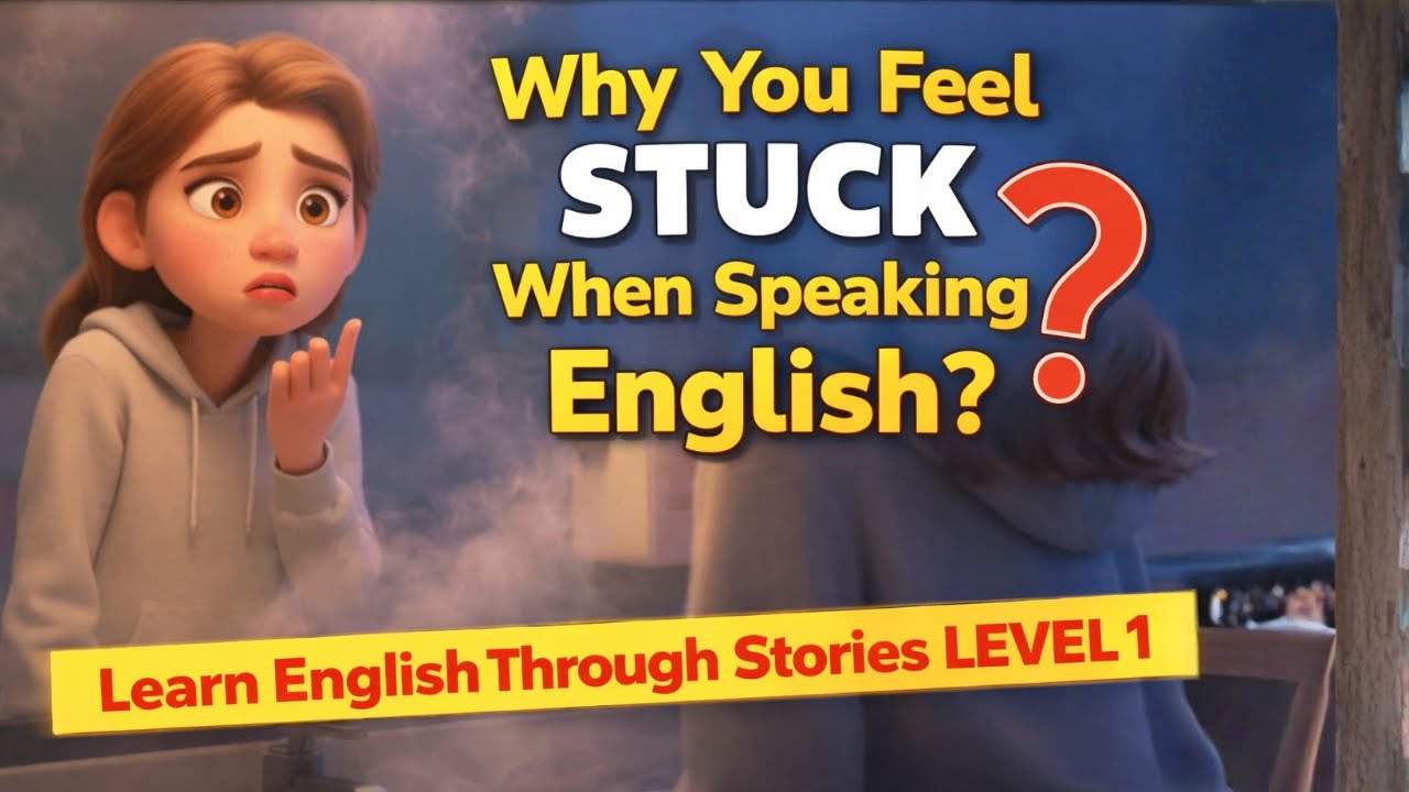 Why you feel stuck when speaking English II Learn English through Stories Level 1