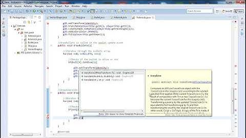 Java Game Programming Tutorial For Beginners (Asteroids Pt.11 - Asteroids drawAsteroids()).avi