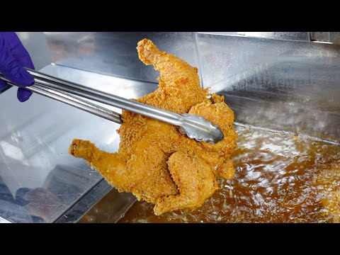Tender & Juicy! Fried whole chicken, fried chicken cutlet / 炸全雞, 炸雞排 - Taiwan street food [ASMR]