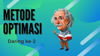 01. Metoda Optimasi || Pemprograman Linier