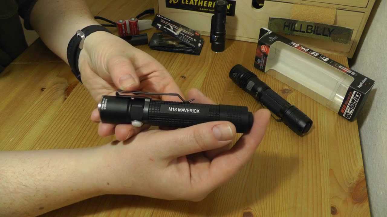 Olight M18 Maverick LED (1/3) LED Taschenlampe Flashlight