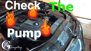 How to Check BMW water pump