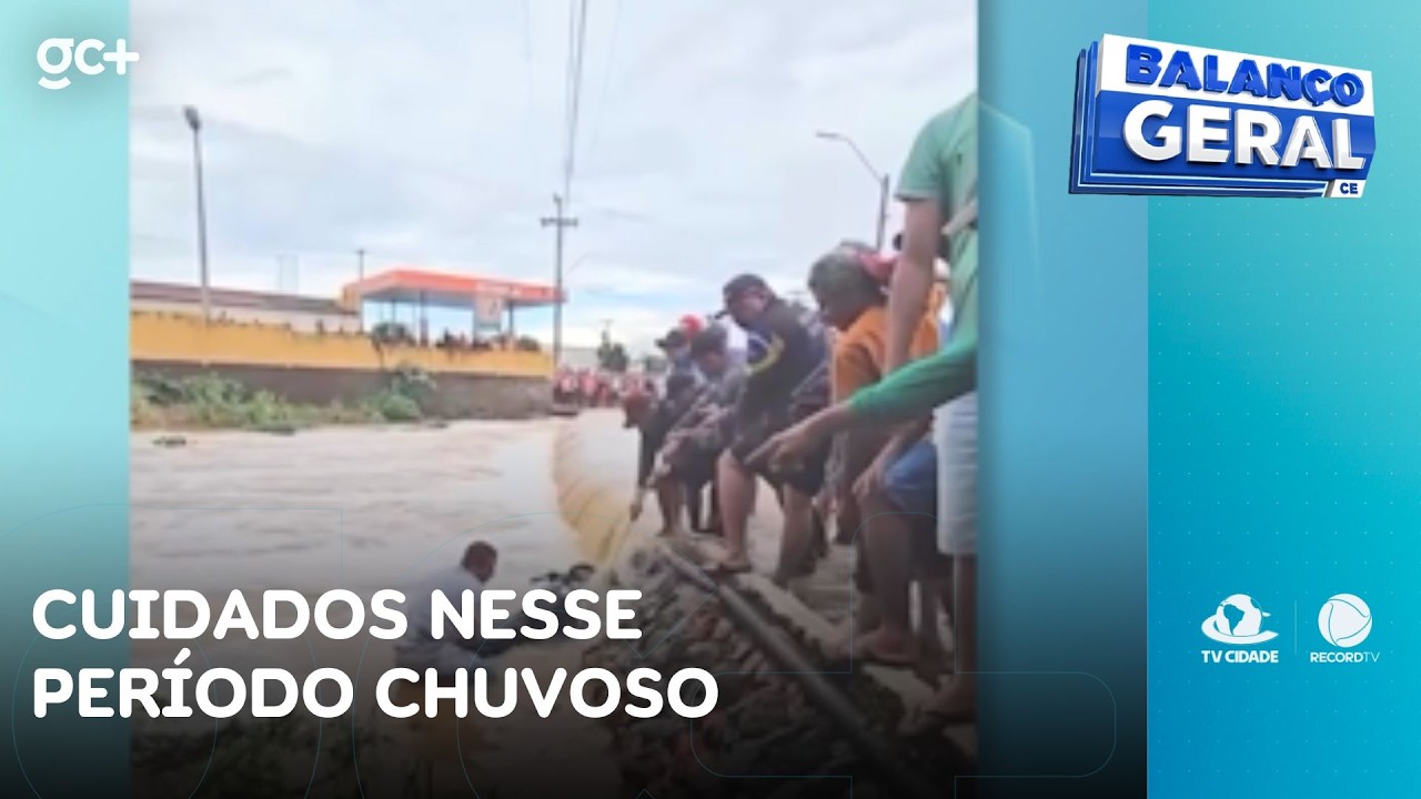 Cuidado ao usar passagem molhada ou estradas submersas, nesse período de chuva | Balanço Geral CE