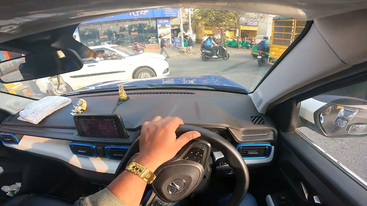 Calm Drive Home from Office 🚗✨ | Bangalore Traffic ASMR | Tata Punch