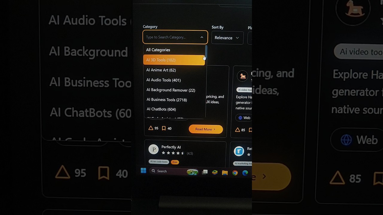 This SECRET AI Website Has 1000+ Tools 🤯 (Creators Are Missing Out) #aitools#ytshorts#contentcreator
