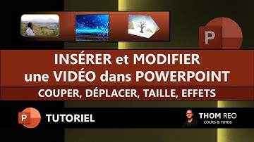 Les VIDÉOS avec POWERPOINT : insérer, couper, modifier, ajouter des effets... (Tutoriel 365)