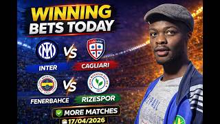 Football Predictions 17th April 2026 ⚽ Inter vs Cagliari | Winning Bets Today 🔥