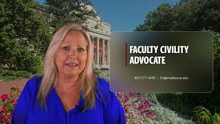New Faculty Orientation - Faculty Civility Advocate