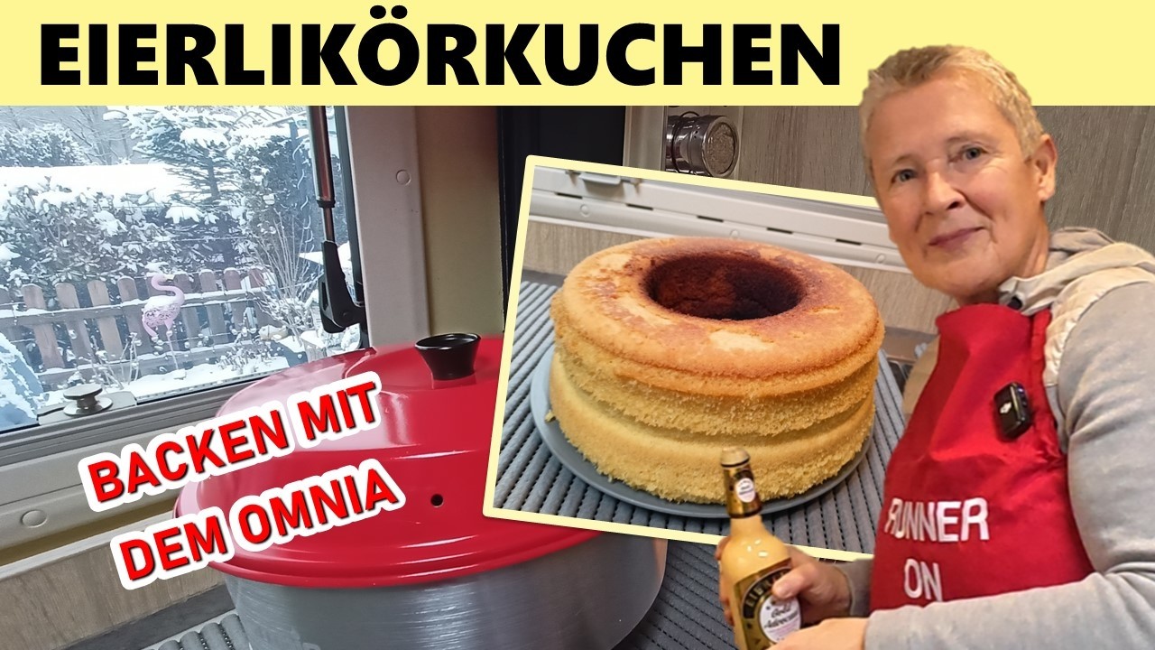 FLUFFIGER EIERLIKÖRTRAUM AUS DEM OMNIA 😍 Einfach & schnell im Wohnmobil backen!