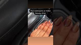 Permanent nail extensions in mikes beauty clinic. Book your appointment today. #nailservices