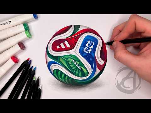 HOW TO DRAW THE TRIONDA ⚽ 2026 World Cup Ball with Dai Oliveira