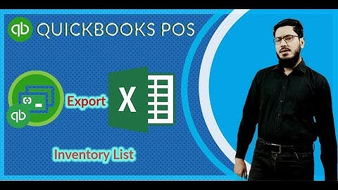 QuickBooks Lesson 37 || How to Export Inventory List from QuickBooks POS | Inventory List into Excel