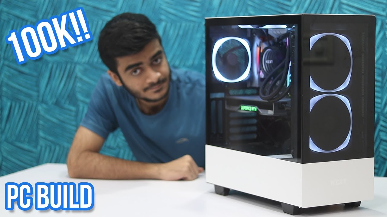 ₹100,000 RYZEN 5 3600X + RTX 2060 SUPER Gaming PC Build 2020 - Beautiful/Minimalistic (India)