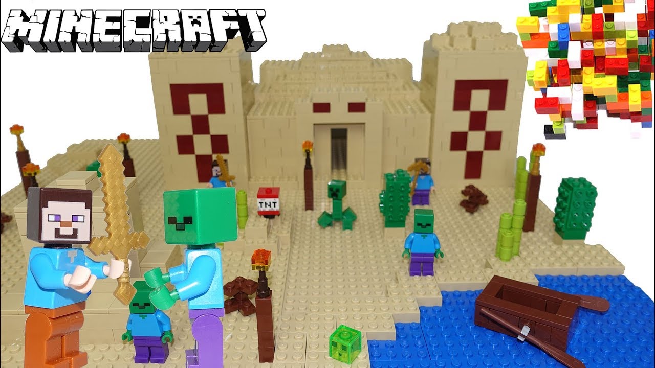 Lego Minecraft - Desert Temple by Misty Brick. - YouTube