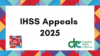IHSS Appeals 2025