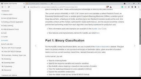 Regression and Classification using H2O AutoML Library