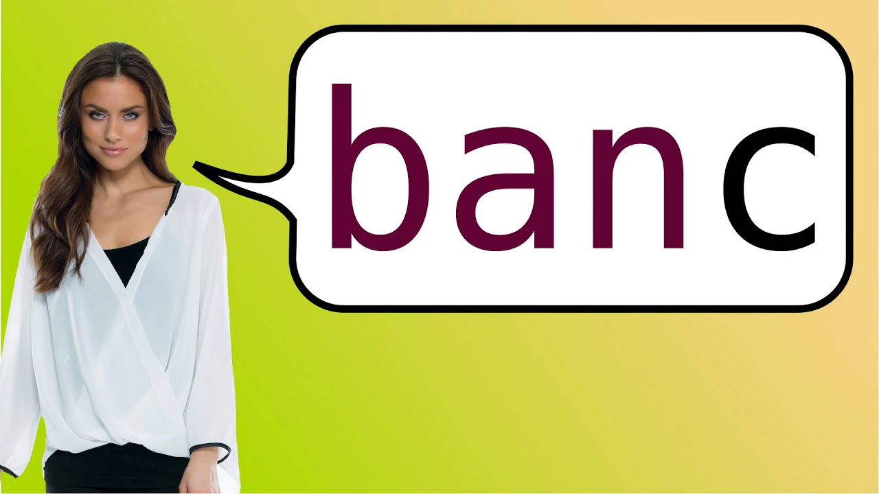 How To Say bank In French YouTube