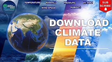 Download Climate Data of any region | Historic Climate Data | Climate data download 1981 - Present