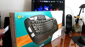 Logitech Wireless Keyboard K350 Unboxing
