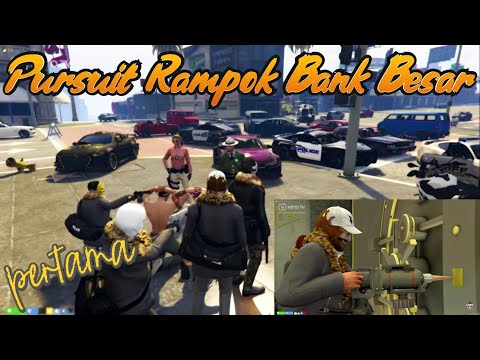 PERAMPOKAN BANK BESAR PERTAMA DI ALTERLIFE !! GTA V ROLEPLAY