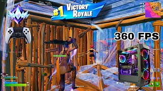 Fortnite Unreal Ranked Reload On PC | PS5 Controller Gameplay | 360 FPS