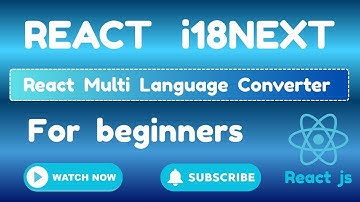 React i18next Tutorial in Urdu | Multi Language Support in React | i18next with React Step by Step