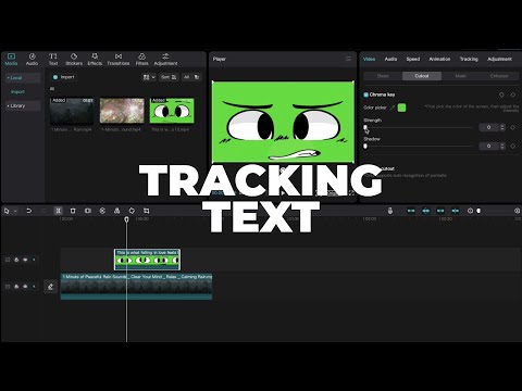 How To Track Text in CapCut PC 2023