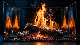 Ember Symphony 🔥 The Perfect Fireplace for Sleep, Study & Relaxation | Real Crackling Fire (4K UHD)