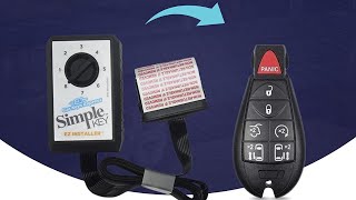 Simple Key Programmer & Key Fob for Select Chrysler, Dodge, Jeep, Ram, Volkswagen Vehicles