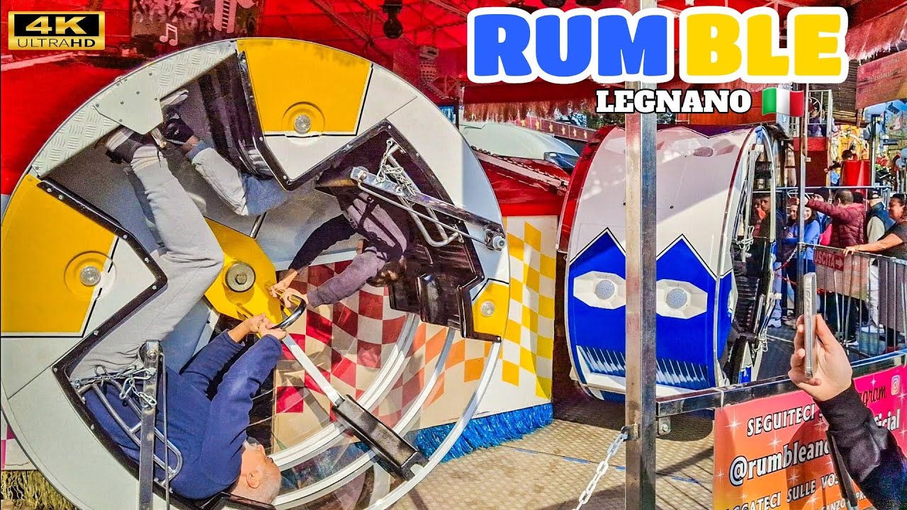 RUMBLE  Ride - Giostre 2024 🇮🇹 Lunapark Delle Streghe 4K