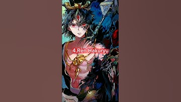 Top 10 strongest character in Magi #anime #magi #shorts