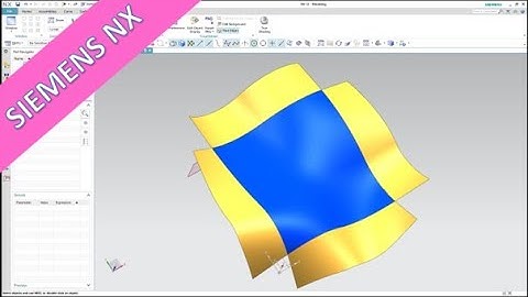 Through Curves Mesh - Cross Curves - Siemens NX 12 Training - Surfaces