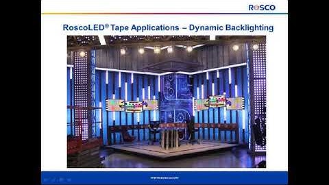 Friday video 41: Rosco LED Tape Systems