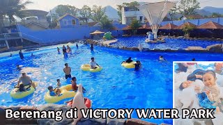 TAKING BRANDON AND GWEN OUT ON A DAY OFF, SWIMMING AT VICTORY WATER PARK SOREANG BANDUNG || IT HA...