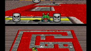 SFCスーパーマリオカート タイムアタック クッパじょうコース2 1'4295