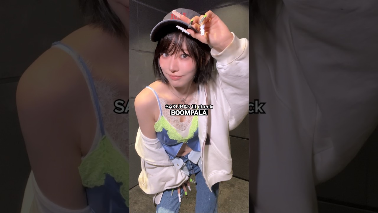 SAKURA's outfit #SAKURA #사쿠라 #BOOMPALA