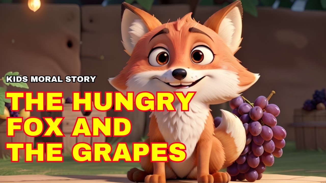 THE HUNGRY FOX AND THE GRAPES | A Tale of Determination | 