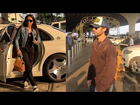 Shahid Kapoor And Mira Kapoor Spotted At Mumbai Airport