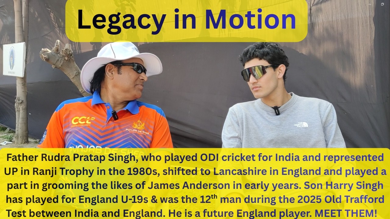 Meet ex-India cricket team pace bowler RP Singh and son Harry Singh who represented England U-19s