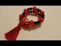 Pulsera con alambre de memoria/ ojito de proteccion