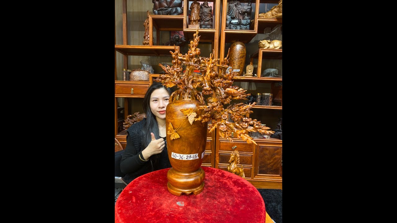 đồ gỗ mộc vân hi giao lưu đấu giá báo giá nhiều tác phẩm tượng phong thủy đẹp, đẳng cấp