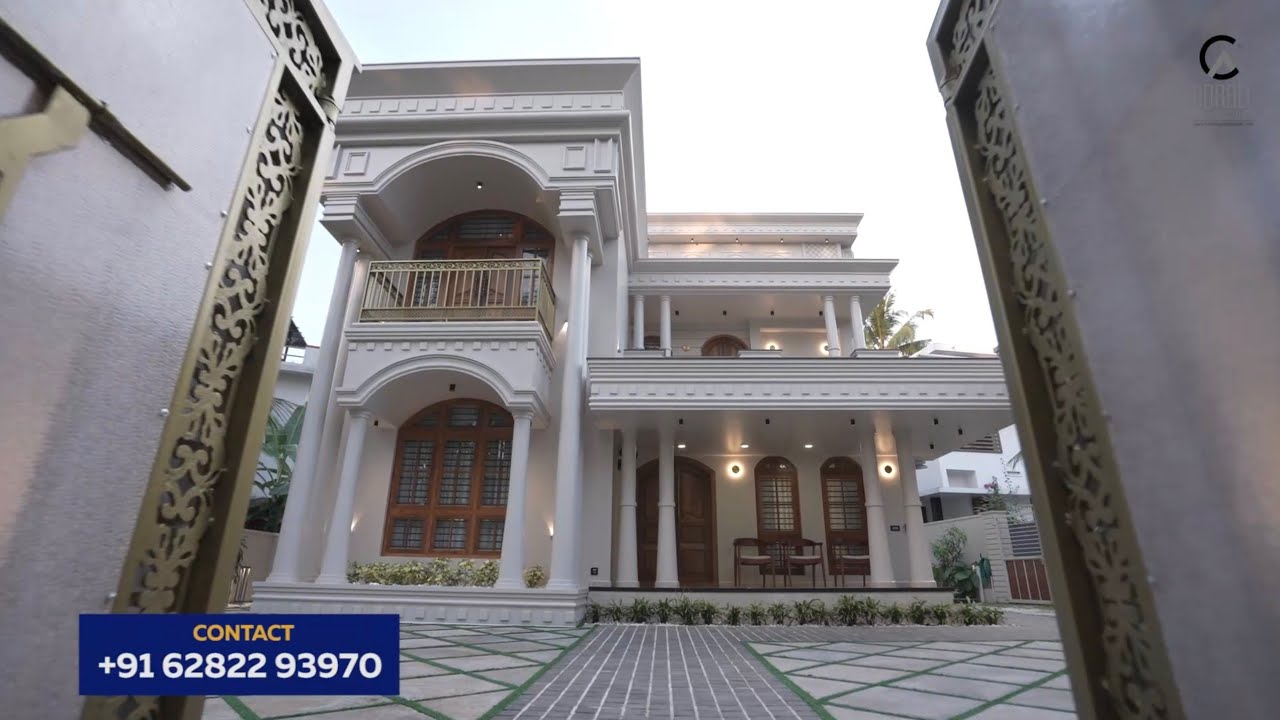 കൊട്ടാരം പോലൊരു വീട് - home tour of luxury colonial home_ residence 