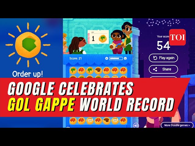 Google Doodle celebrates pani puri with an interactive game 