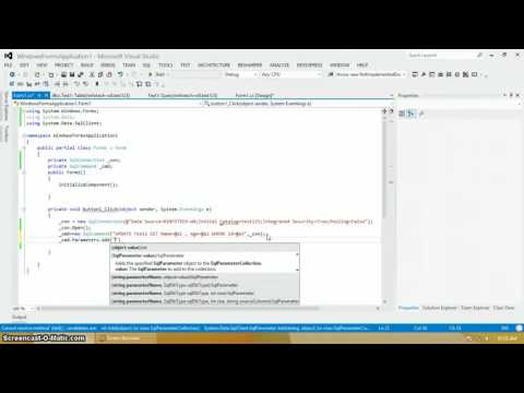How To Update data in database using C#