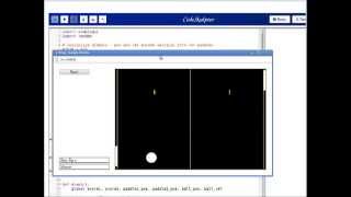 Pong Demo, June 2013 for Coursera