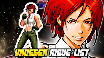VANESSA MOVE LIST - The King of Fighters 2002 Unlimited Match (KOF2002)